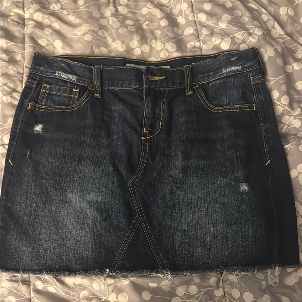 Old Navy Dark Blue Mini Skirt